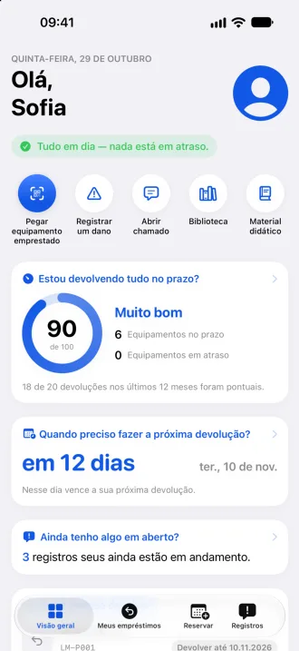 Inventaris no iPhone: a visão geral